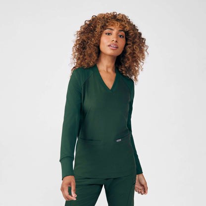 Forward 2-Pocket V-Neck Top  | Mountain View