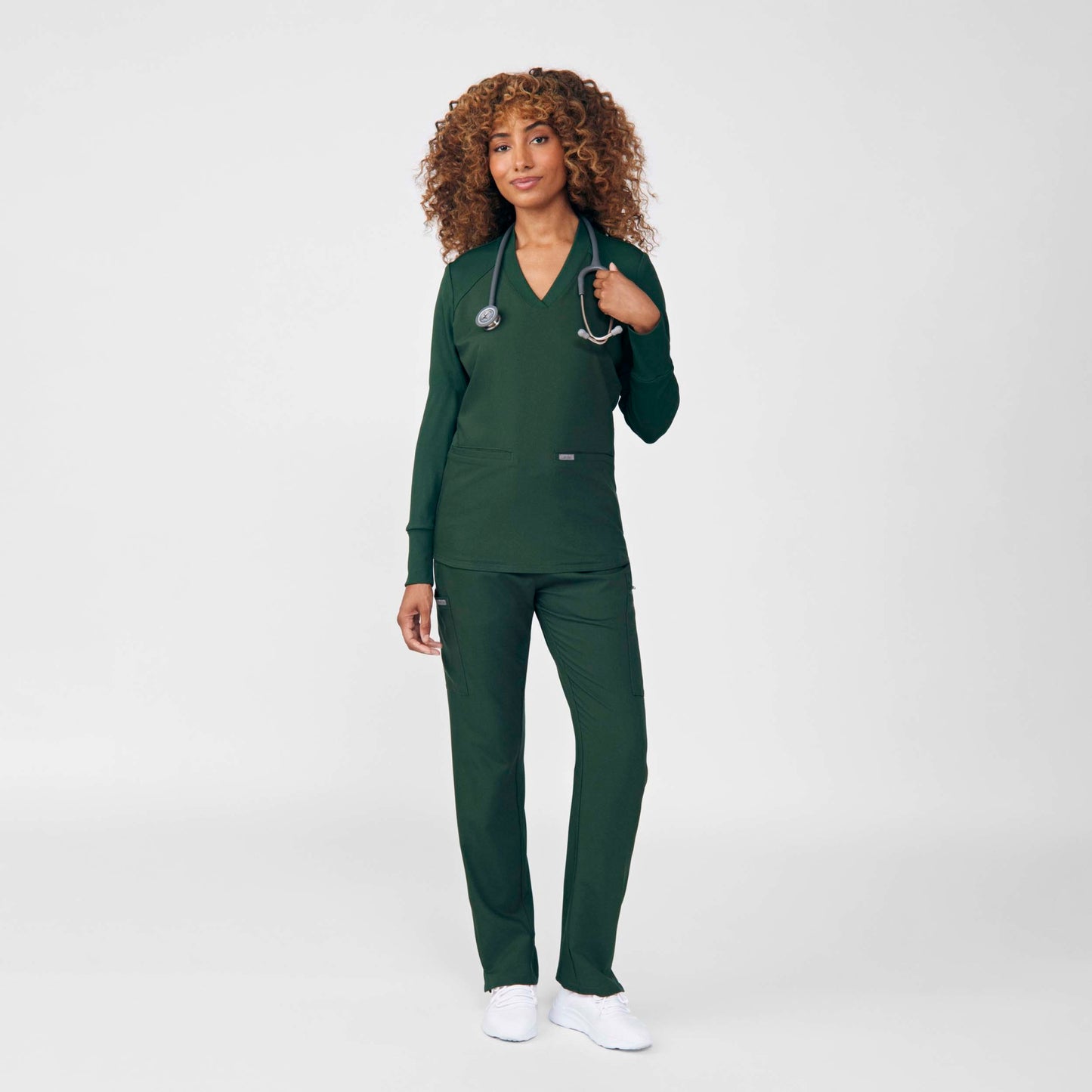 Forward 2-Pocket V-Neck Top  | Mountain View