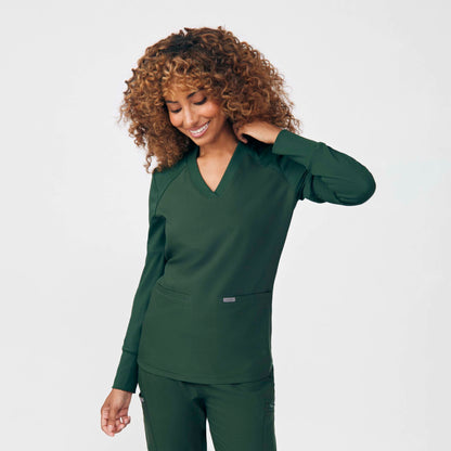 Forward 2-Pocket V-Neck Top  | Mountain View