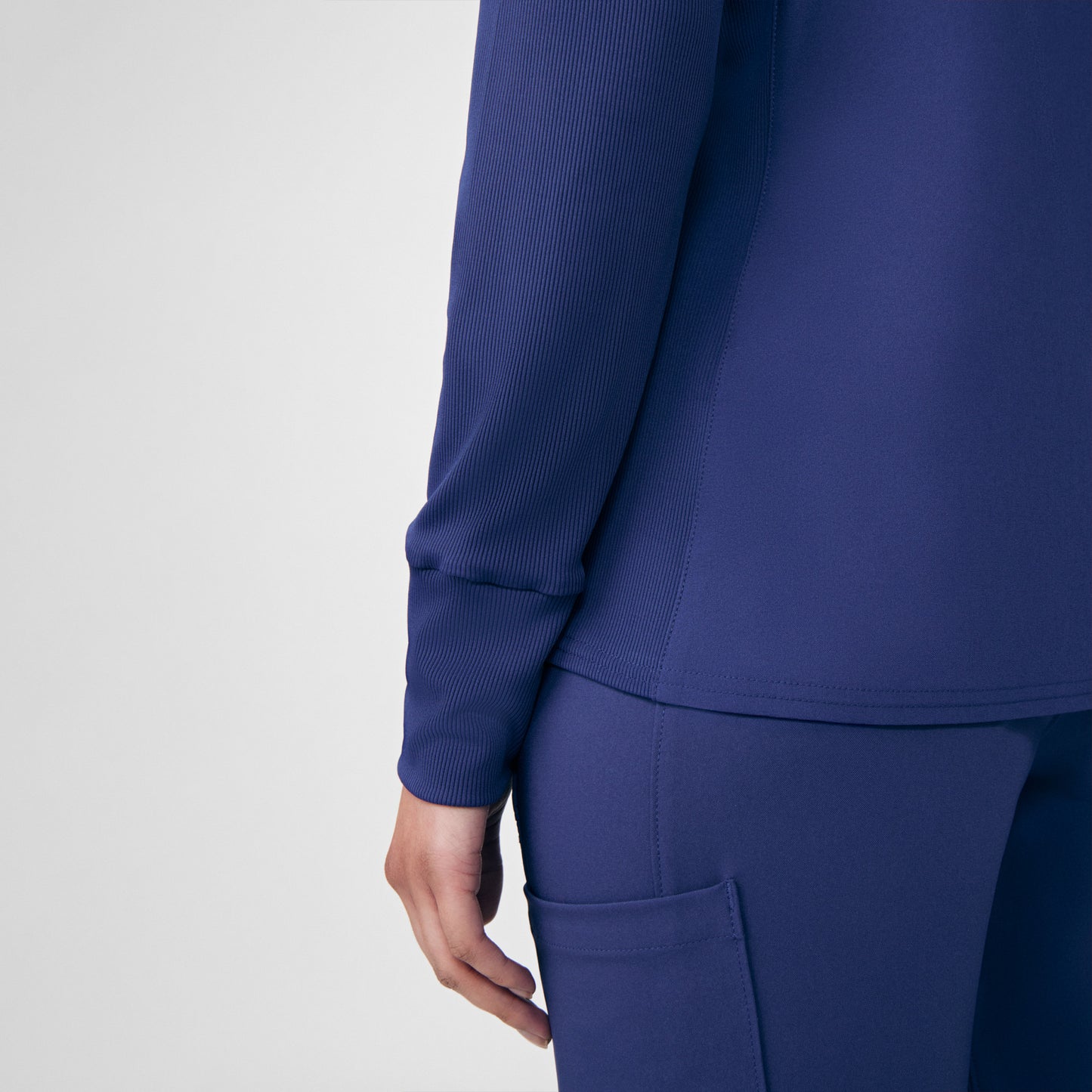 Forward 2-Pocket V-Neck Top  | Navy