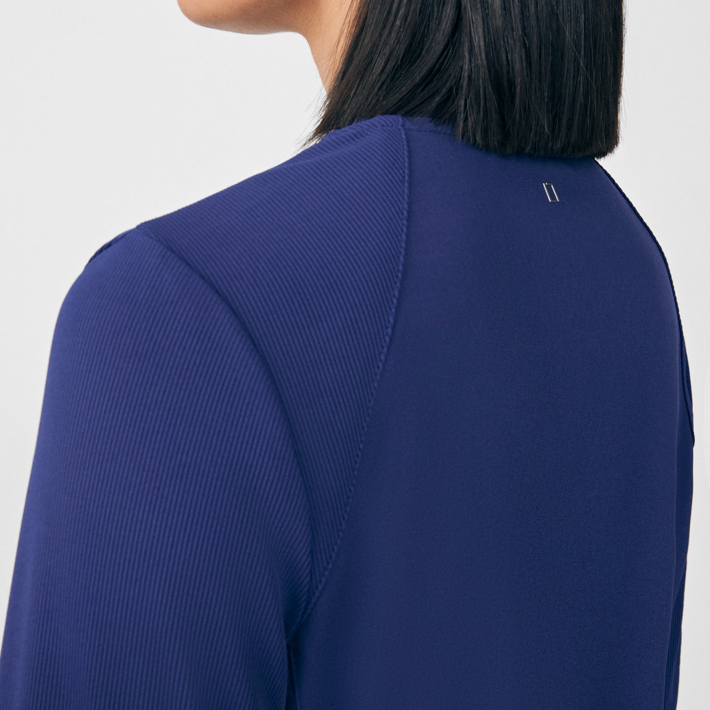 Forward 2-Pocket V-Neck Top  | Navy