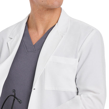 V-Tess 5-Pocket Full-Length Tablet White Coat  | White