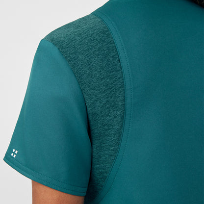 VIBE 2-Pocket V-Neck Top  | Fern