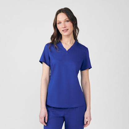 VIBE 2-Pocket V-Neck Top  | Galaxy
