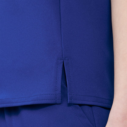 VIBE 2-Pocket V-Neck Top  | Galaxy