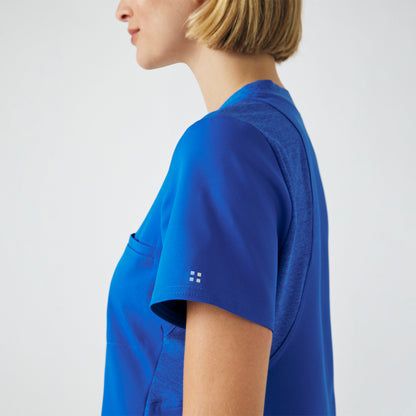 VIBE 2-Pocket V-Neck Top  | Royal