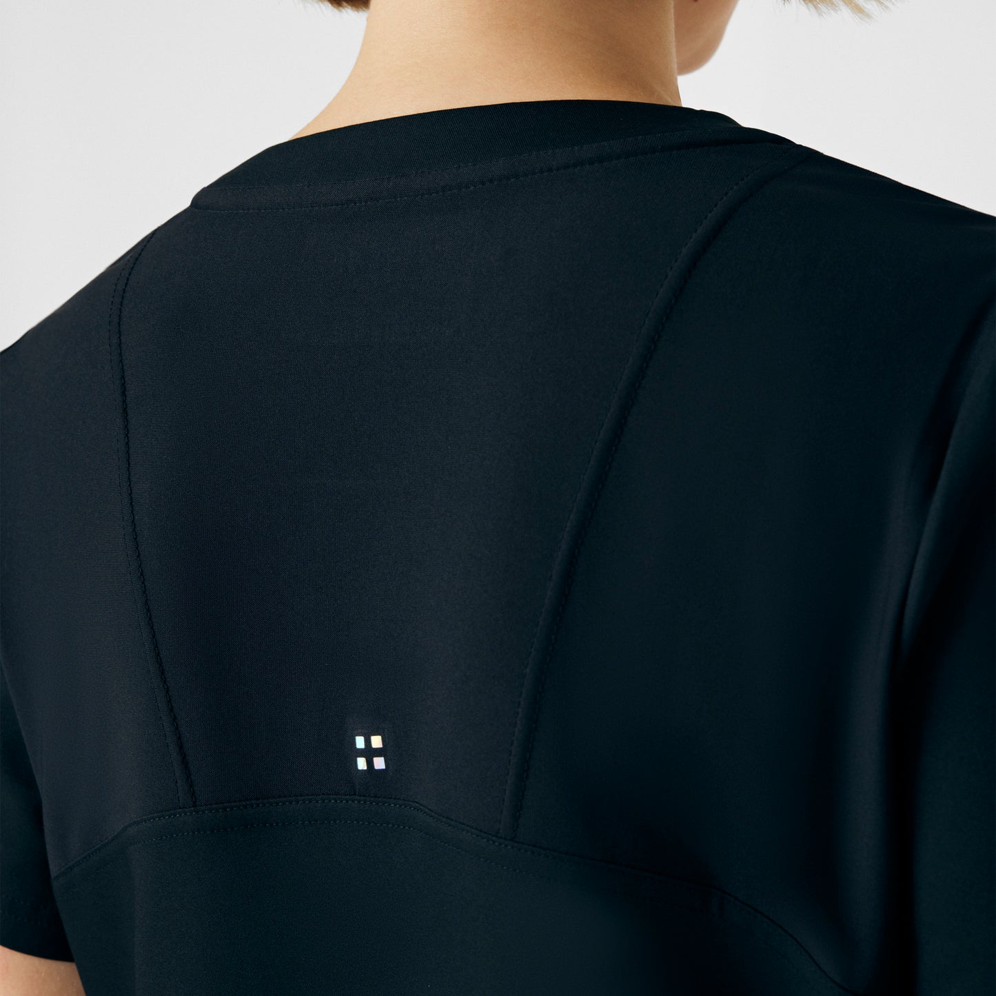 VIBE 3-Pocket V-Neck Top  | Black