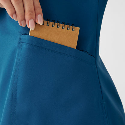 VIBE 3-Pocket V-Neck Top  | Caribbean