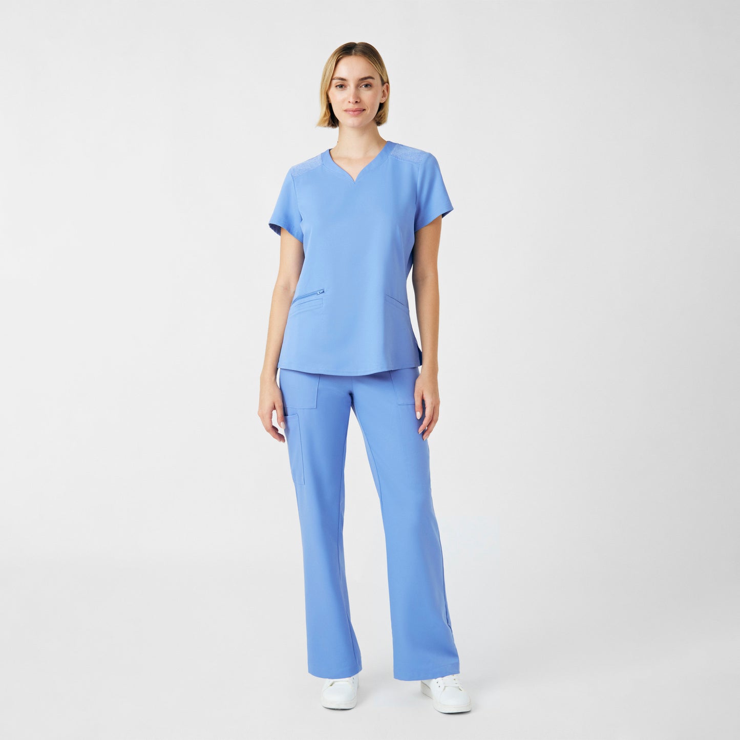 VIBE 3-Pocket V-Neck Top  | Ceil