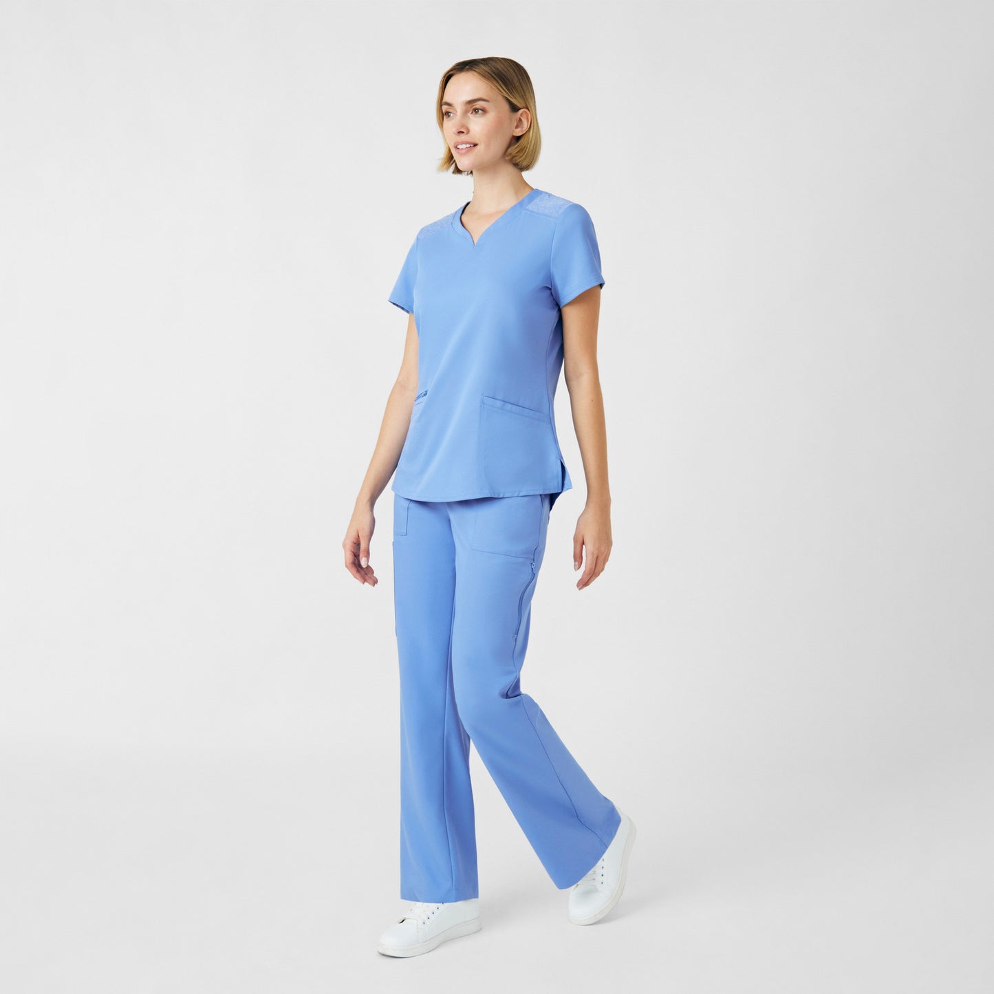 VIBE 3-Pocket V-Neck Top  | Ceil