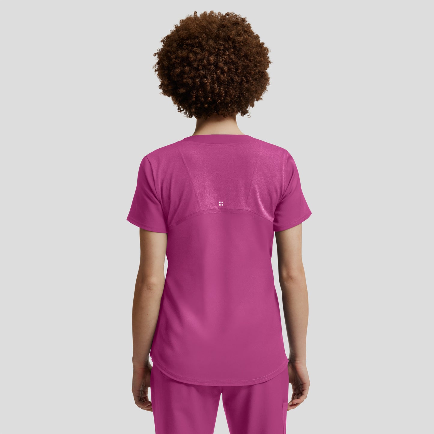 VIBE 3-Pocket V-Neck Top  | Electric Purple