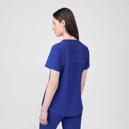 VIBE 3-Pocket V-Neck Top  | Galaxy