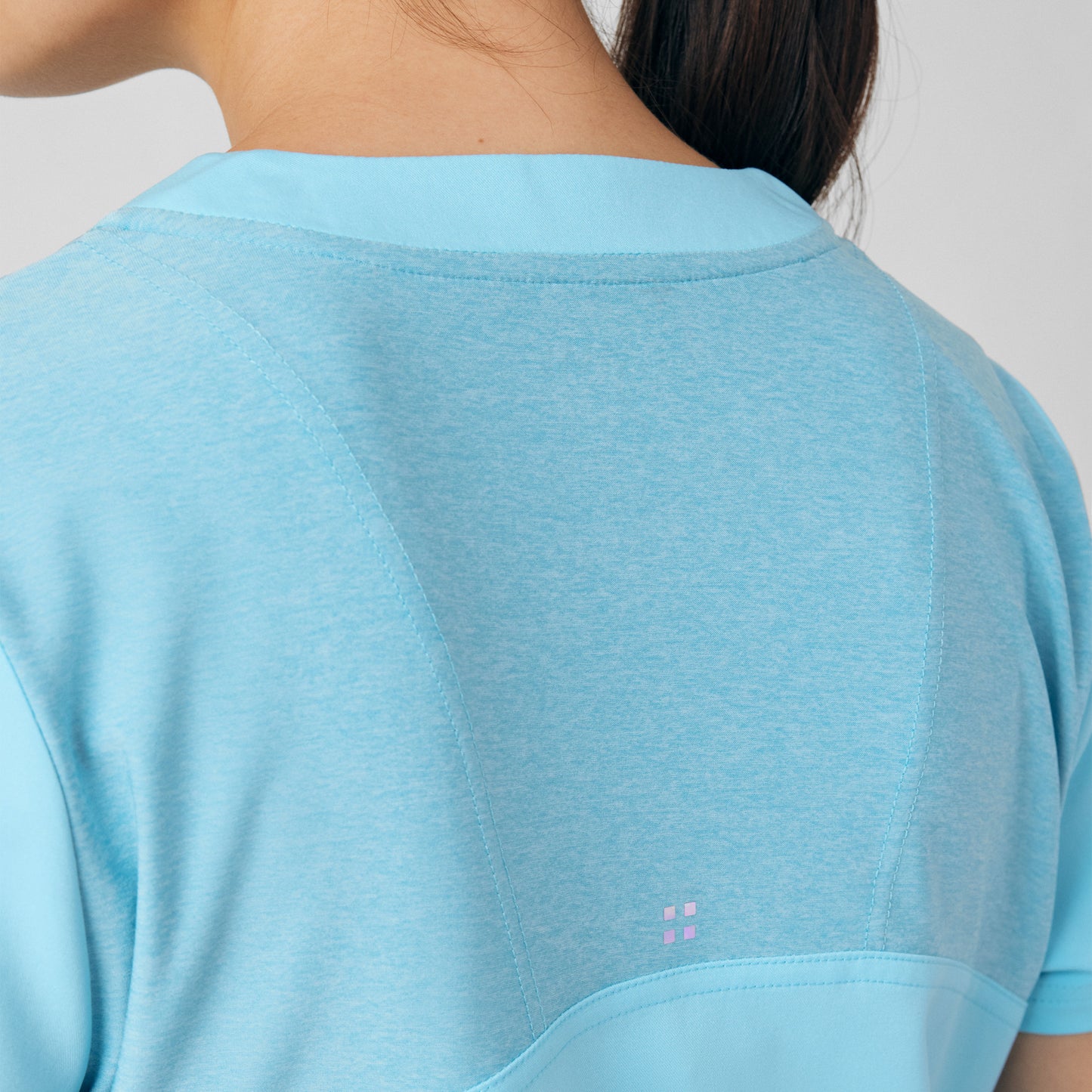 VIBE 3-Pocket V-Neck Top  | Island Blue