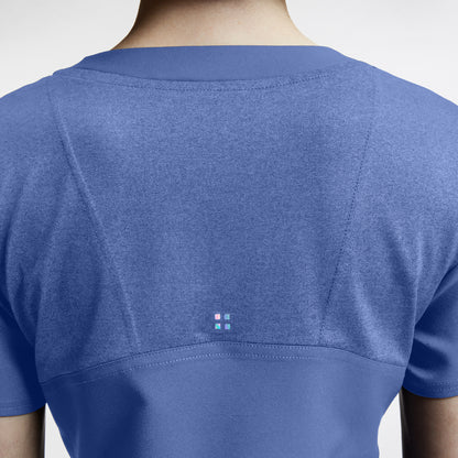 VIBE 3-Pocket V-Neck Top  | Royal