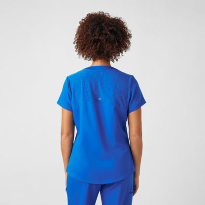 VIBE 3-Pocket V-Neck Top  | Royal
