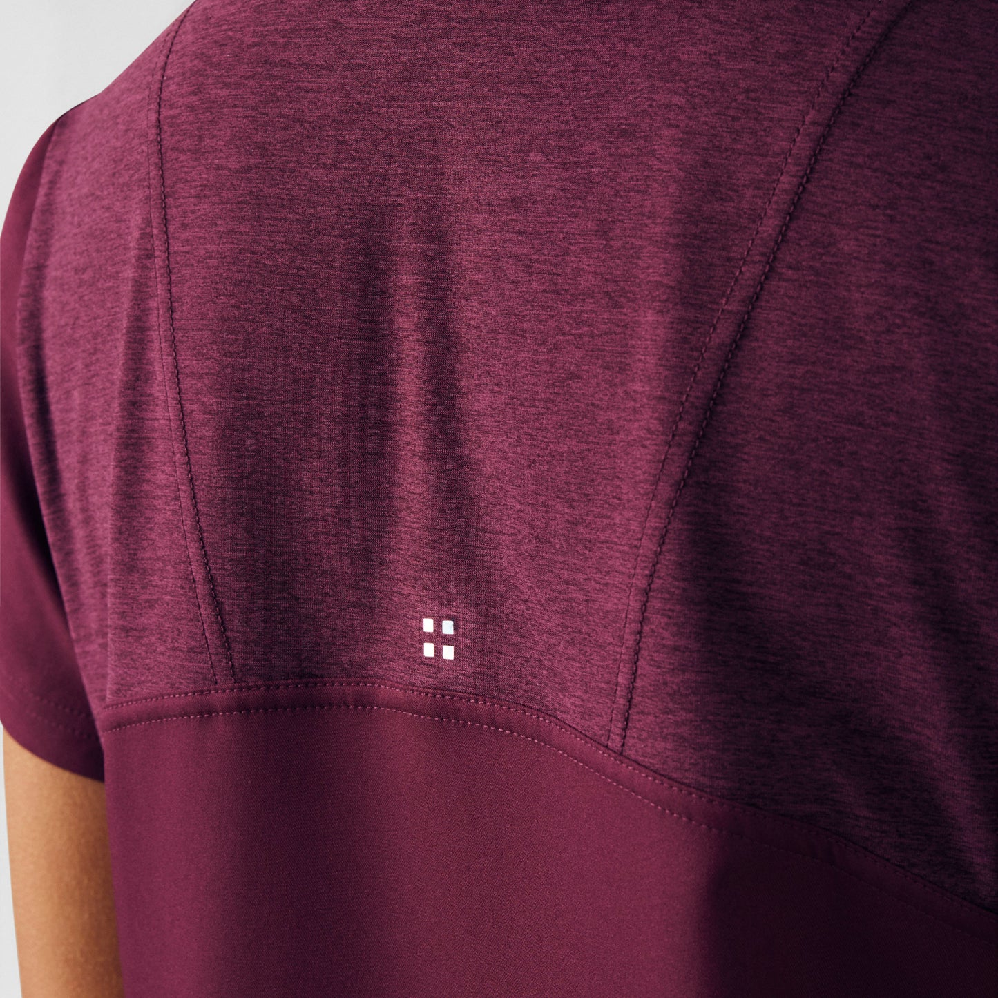 VIBE 3-Pocket V-Neck Top  | Wine