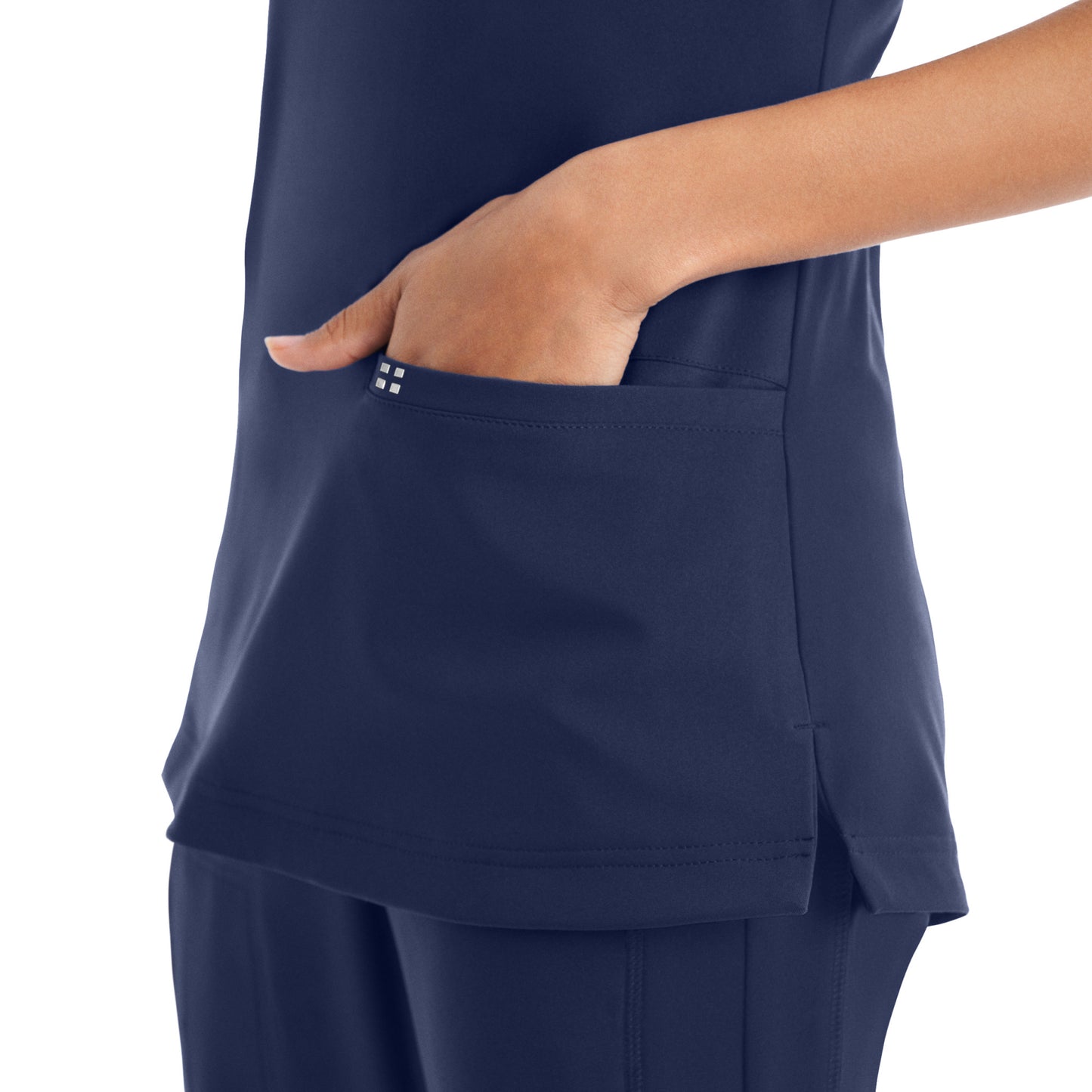 CRFT 3-Pocket V-Neck Top  | Black