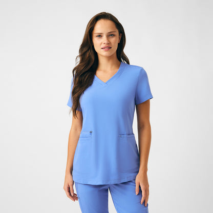CRFT 3-Pocket V-Neck Top  | Ceileste