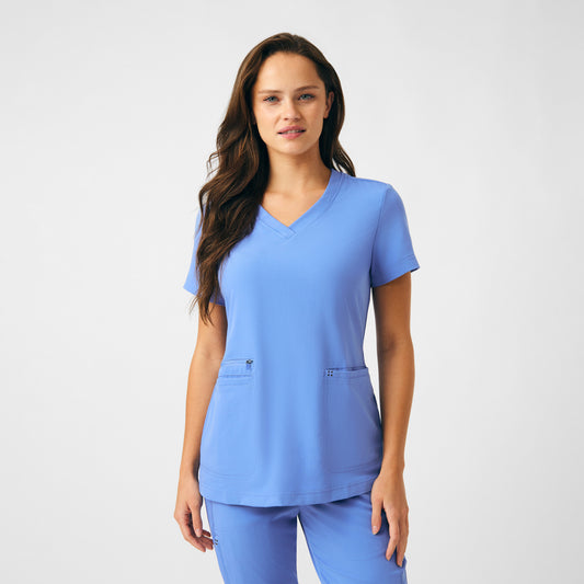 CRFT 3-Pocket V-Neck Top  | Ceileste