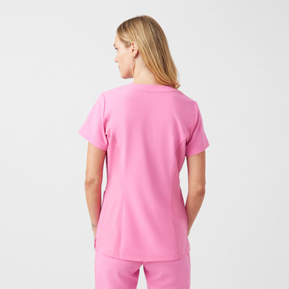 CRFT 3-Pocket V-Neck Top  | Dancing Blossom