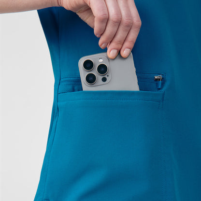 CRFT 3-Pocket V-Neck Top  | Mykonos