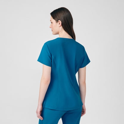 CRFT 3-Pocket V-Neck Top  | Mykonos