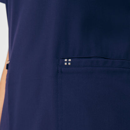 CRFT 3-Pocket V-Neck Top  | Navy