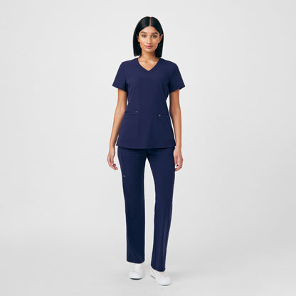 CRFT 3-Pocket V-Neck Top  | Navy
