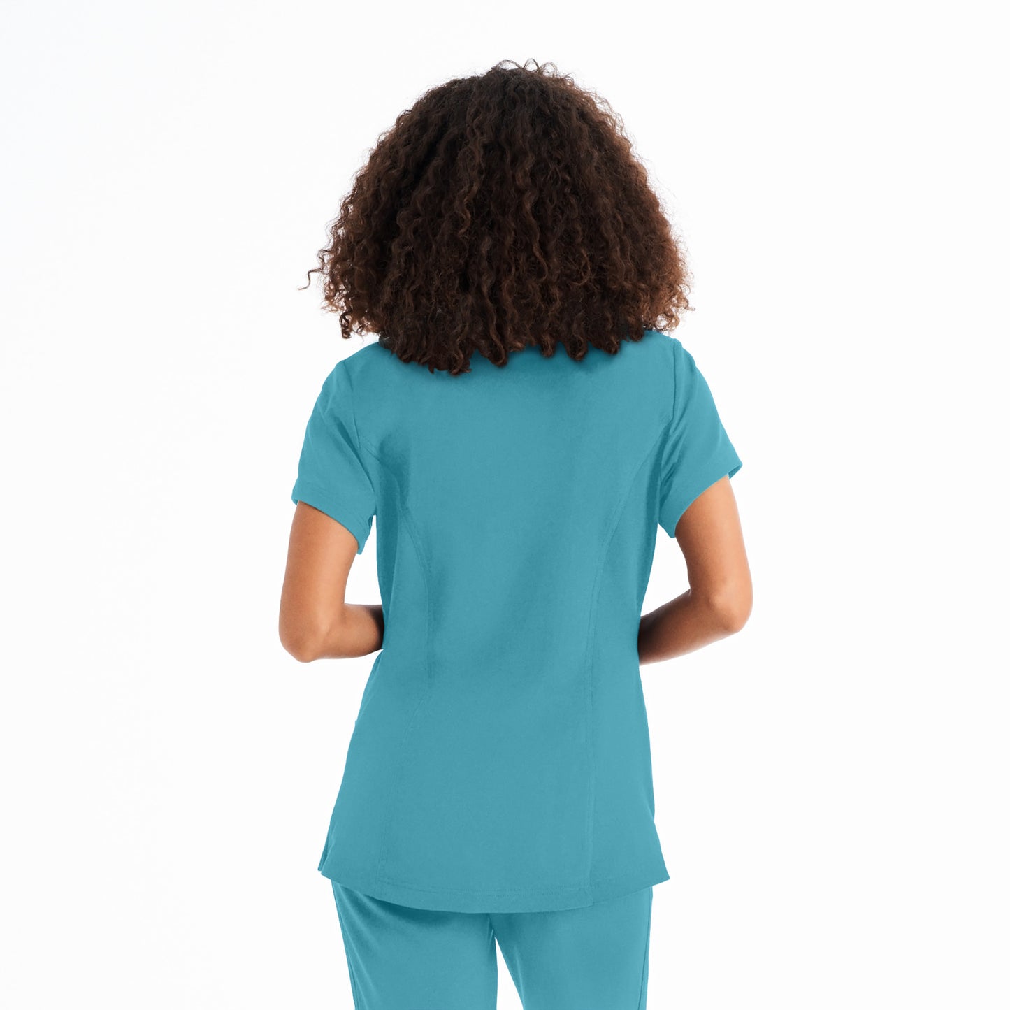 CRFT 3-Pocket V-Neck Top  | Poolside