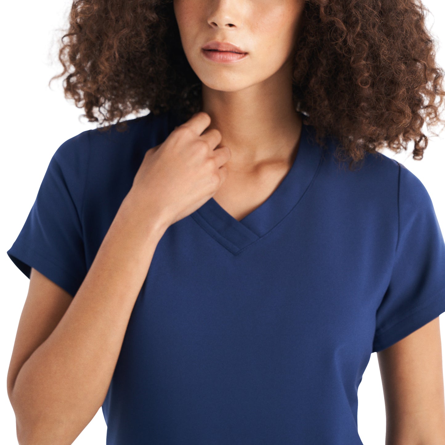 CRFT 3-Pocket V-Neck Top  | Sugar Plum Black