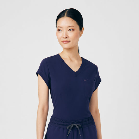 CRFT 1-Pocket V-Neck Top  | Navy