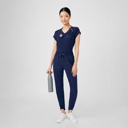 CRFT 1-Pocket V-Neck Top  | Navy