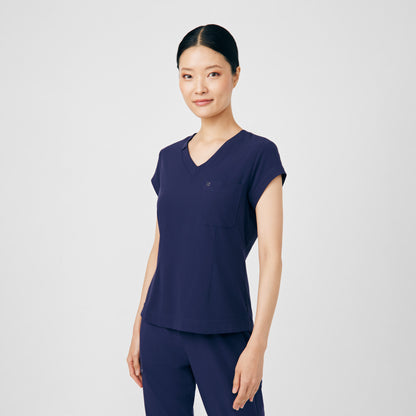 CRFT 1-Pocket V-Neck Top  | Navy
