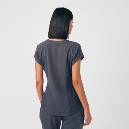 CRFT 1-Pocket V-Neck Top  | Pewter