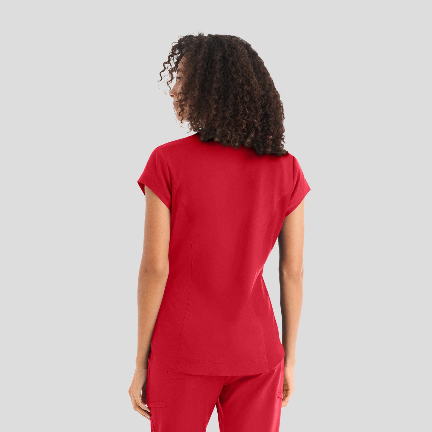 CRFT 1-Pocket V-Neck Top  | Racing Red