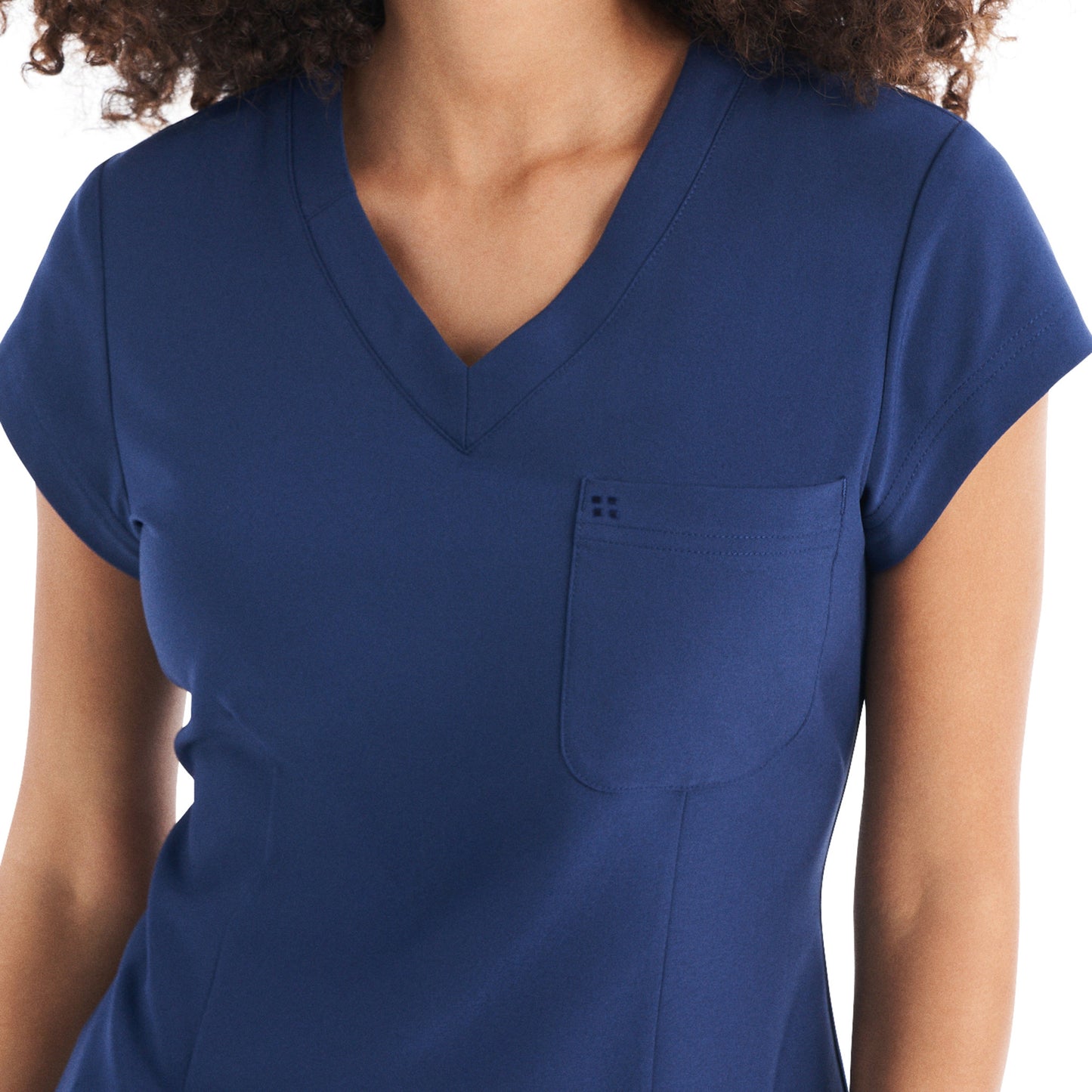 CRFT 1-Pocket V-Neck Top  | Sage Leaf