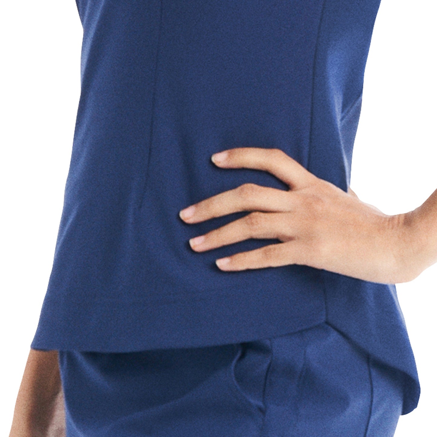 CRFT 1-Pocket V-Neck Top  | Wine