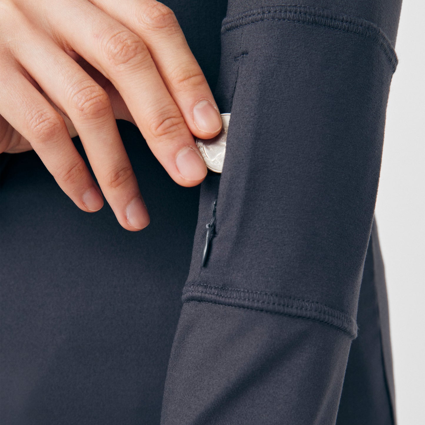 CRFT 1-Pocket Long-Sleeve Tee  | Pewter