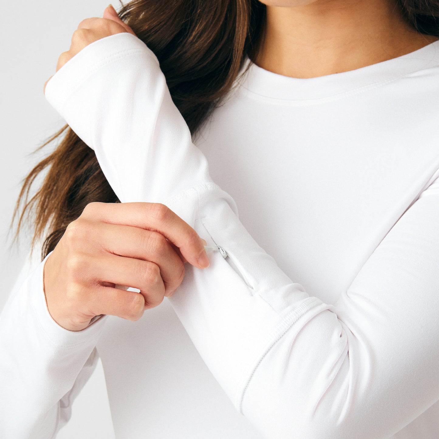 CRFT 1-Pocket Long-Sleeve Tee  | White