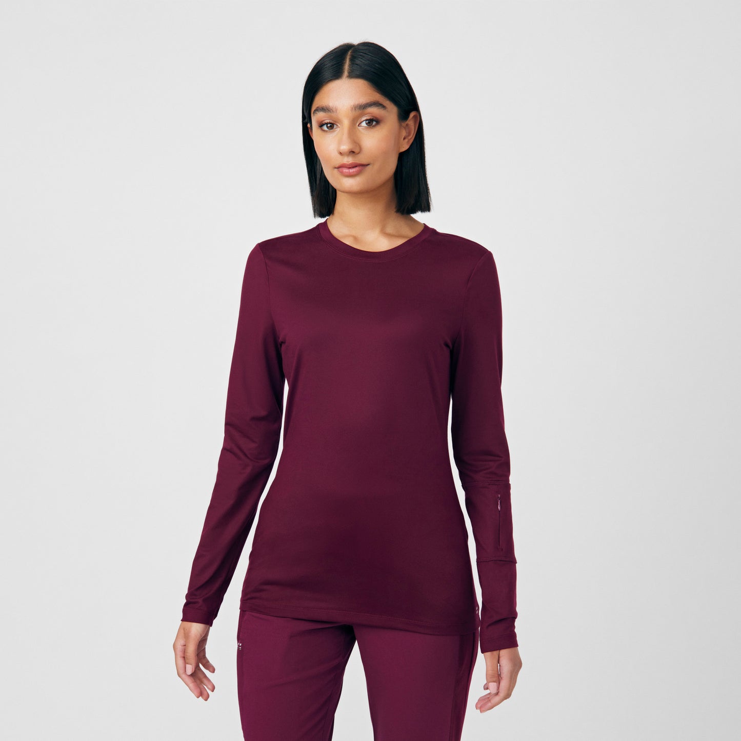 CRFT 1-Pocket Long-Sleeve Tee  | Wine