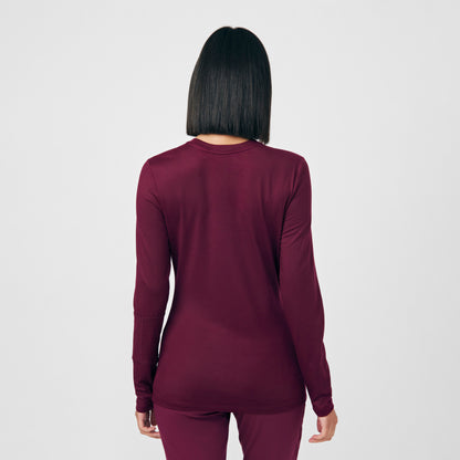 CRFT 1-Pocket Long-Sleeve Tee  | Wine