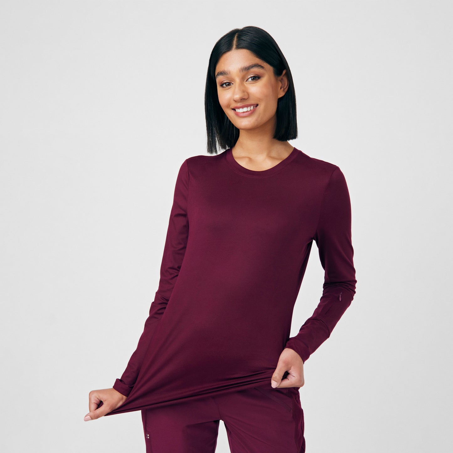 CRFT 1-Pocket Long-Sleeve Tee  | Wine