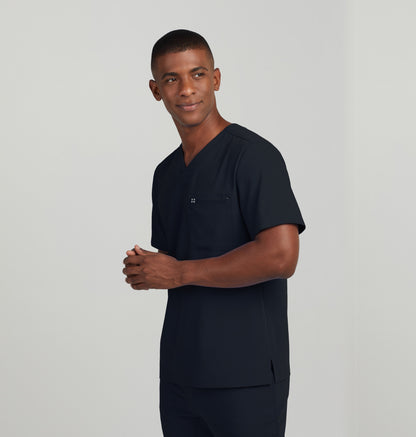 CRFT 2-Pocket V-Neck Top  | Black