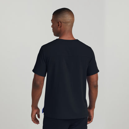 CRFT 2-Pocket V-Neck Top  | Black