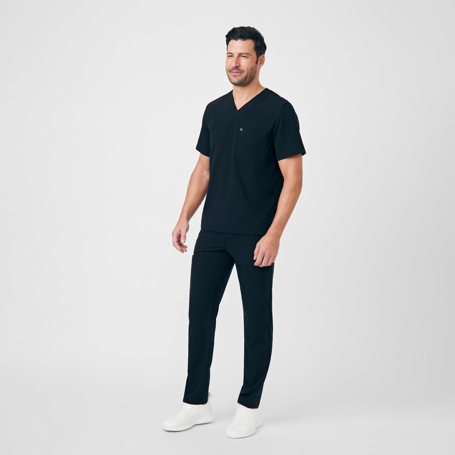 CRFT 2-Pocket V-Neck Top  | Black