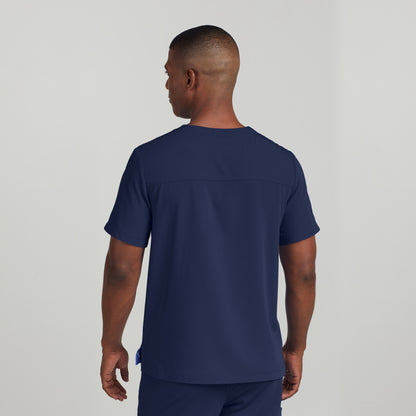 CRFT 2-Pocket V-Neck Top  | Navy