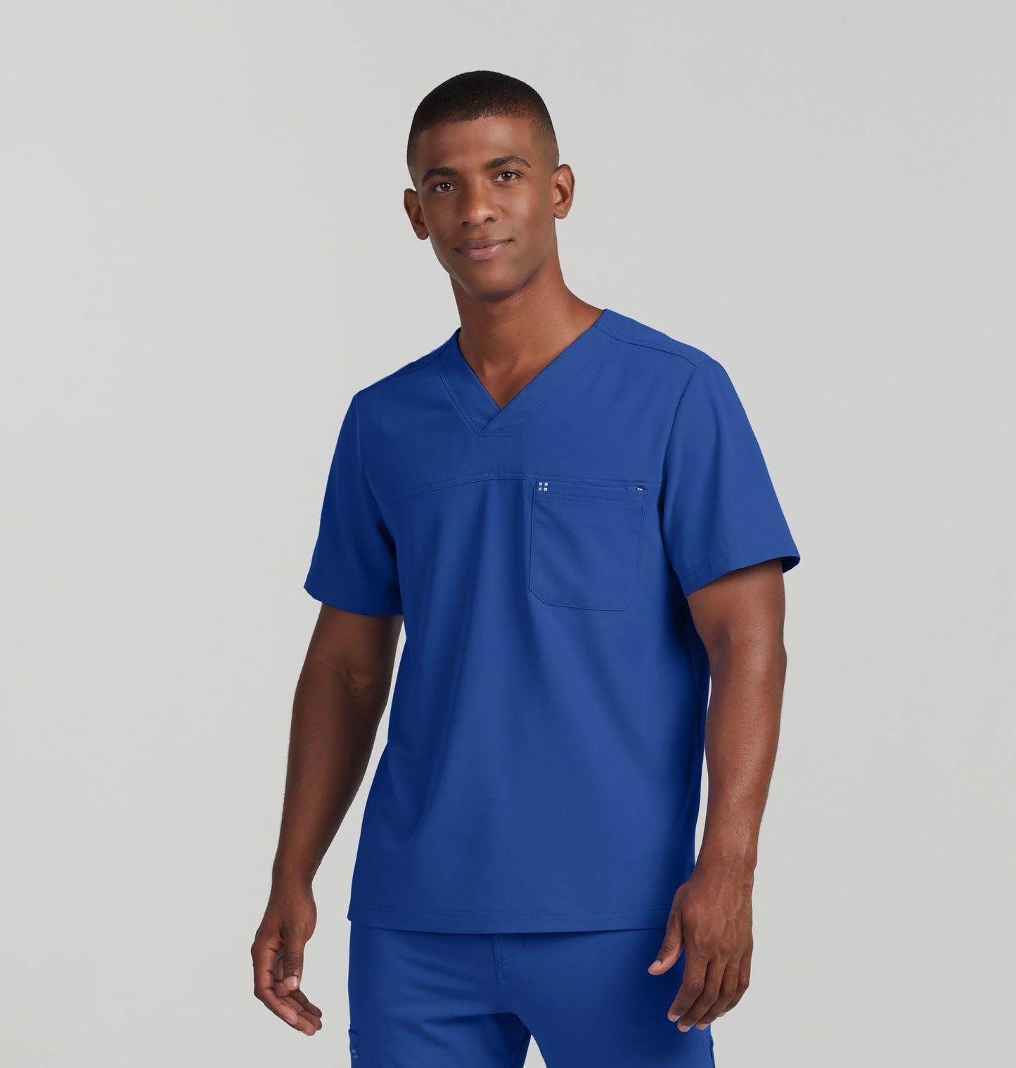 CRFT 2-Pocket V-Neck Top  | Royal