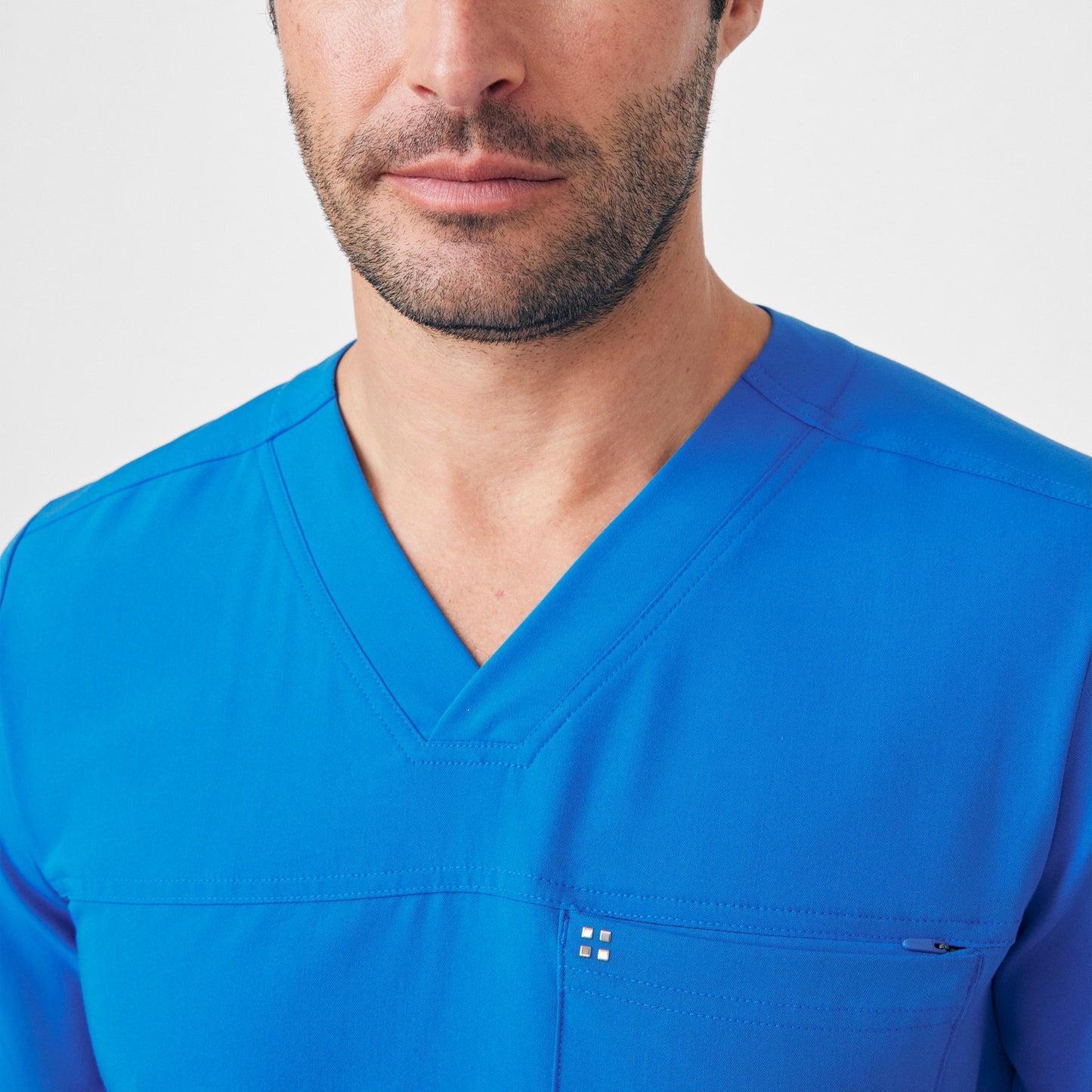 CRFT 2-Pocket V-Neck Top  | Royal