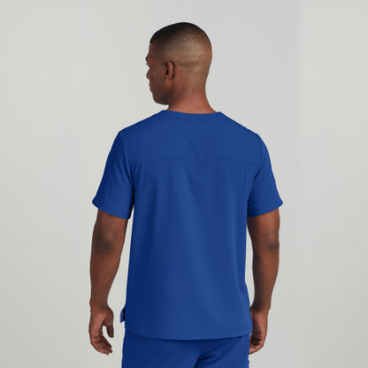 CRFT 2-Pocket V-Neck Top  | Royal