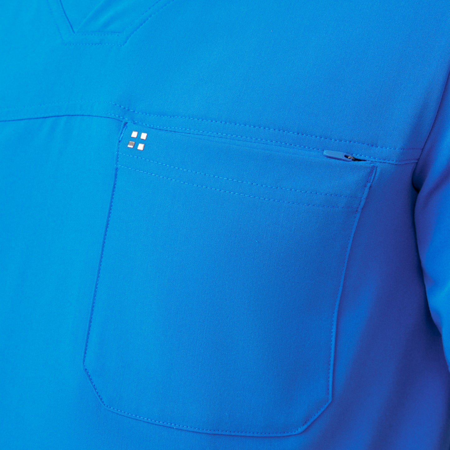 CRFT 2-Pocket V-Neck Top  | Royal